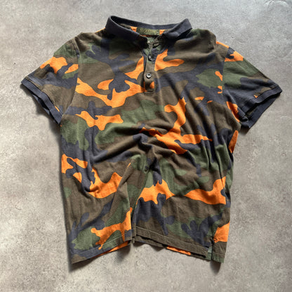 Valentino Camo Polo Shirt S