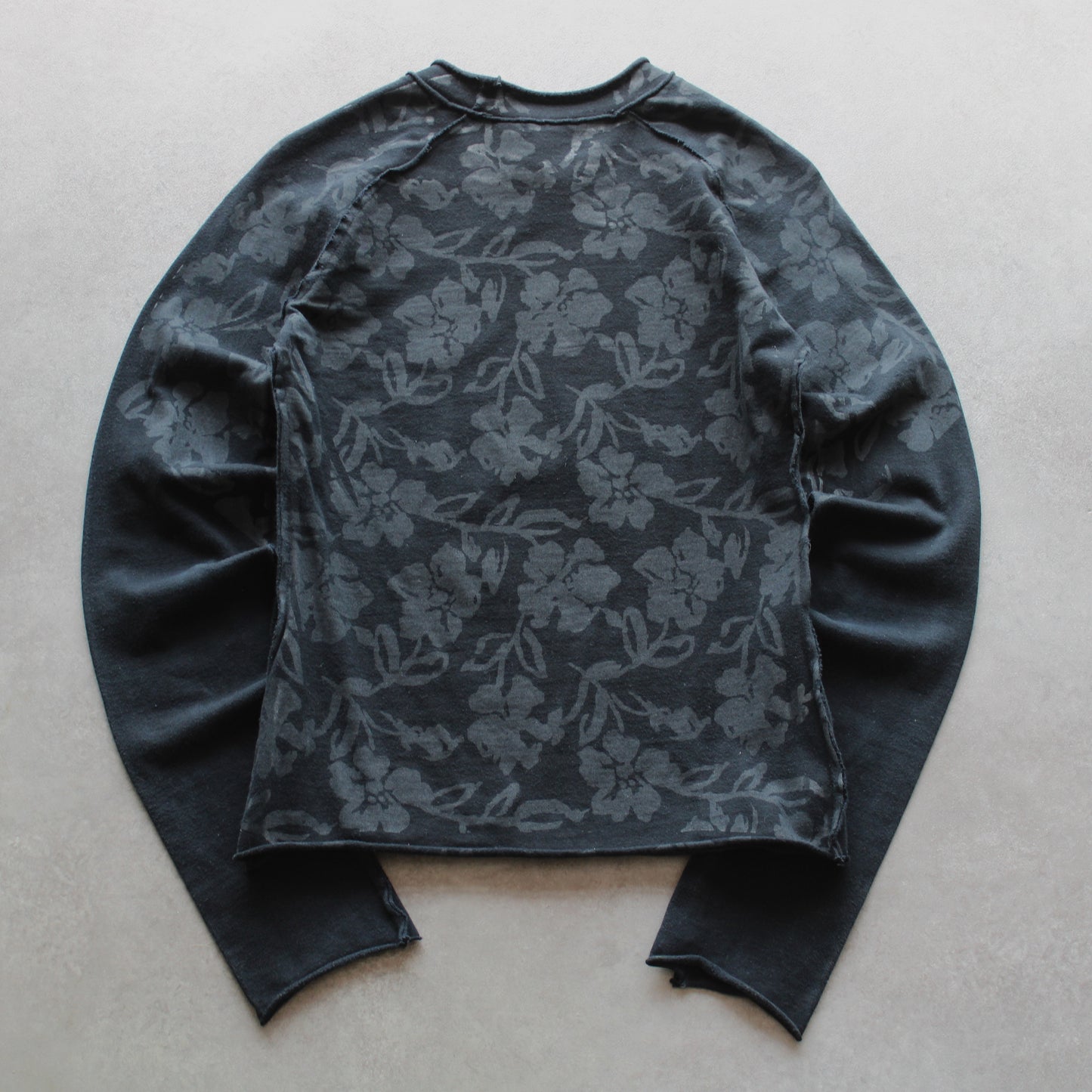Langarm-T-Shirt mit Wneck-Print (Damen – M)