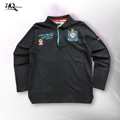 Van Santen Langarm-Poloshirt (Größe M) 