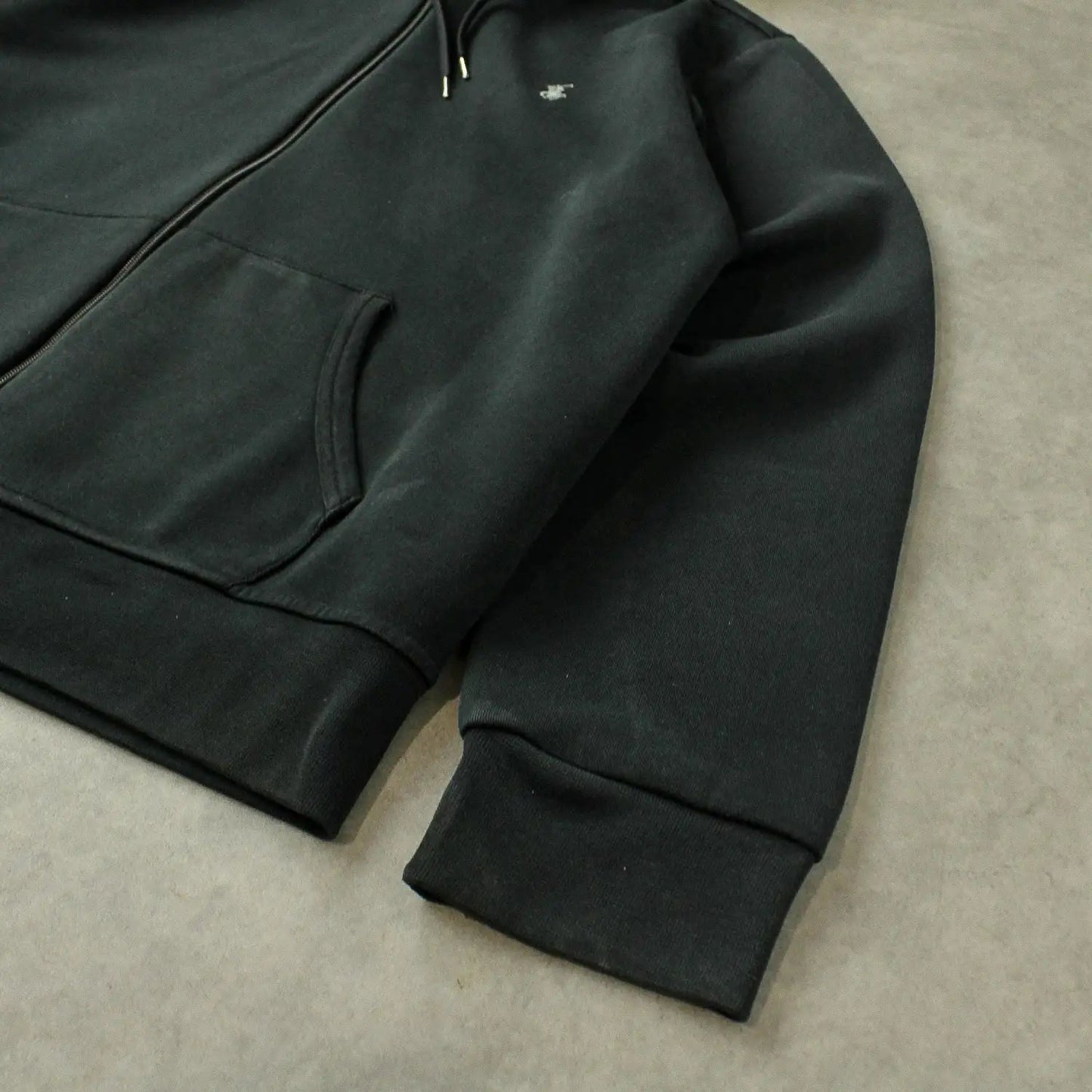 Ralph Lauren Zip Hoodie – Black (Man-XL)