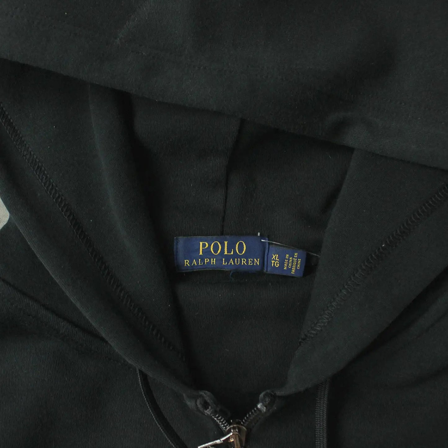 Ralph Lauren Zip Hoodie – Black (Man-XL)