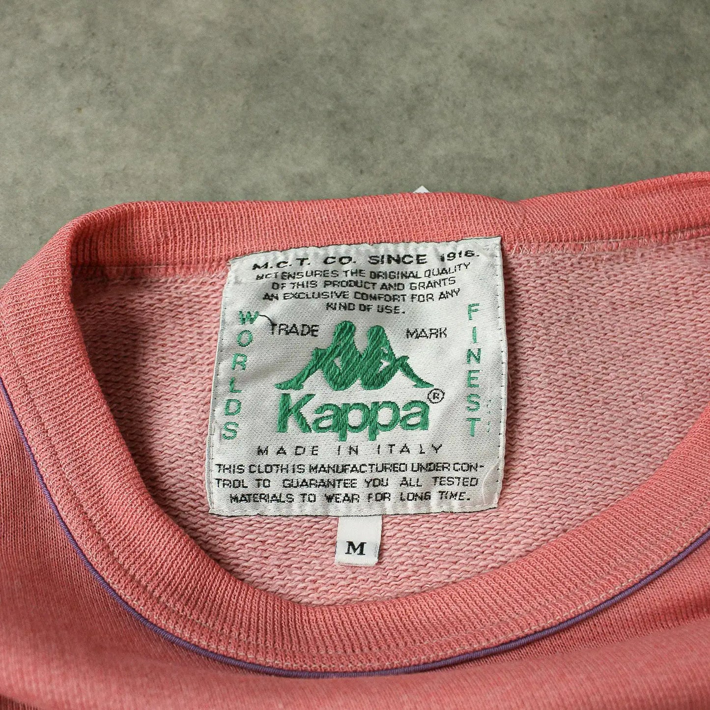 Kappa Crewneck Sweatshirt – Pink (Man-M.Flawed)