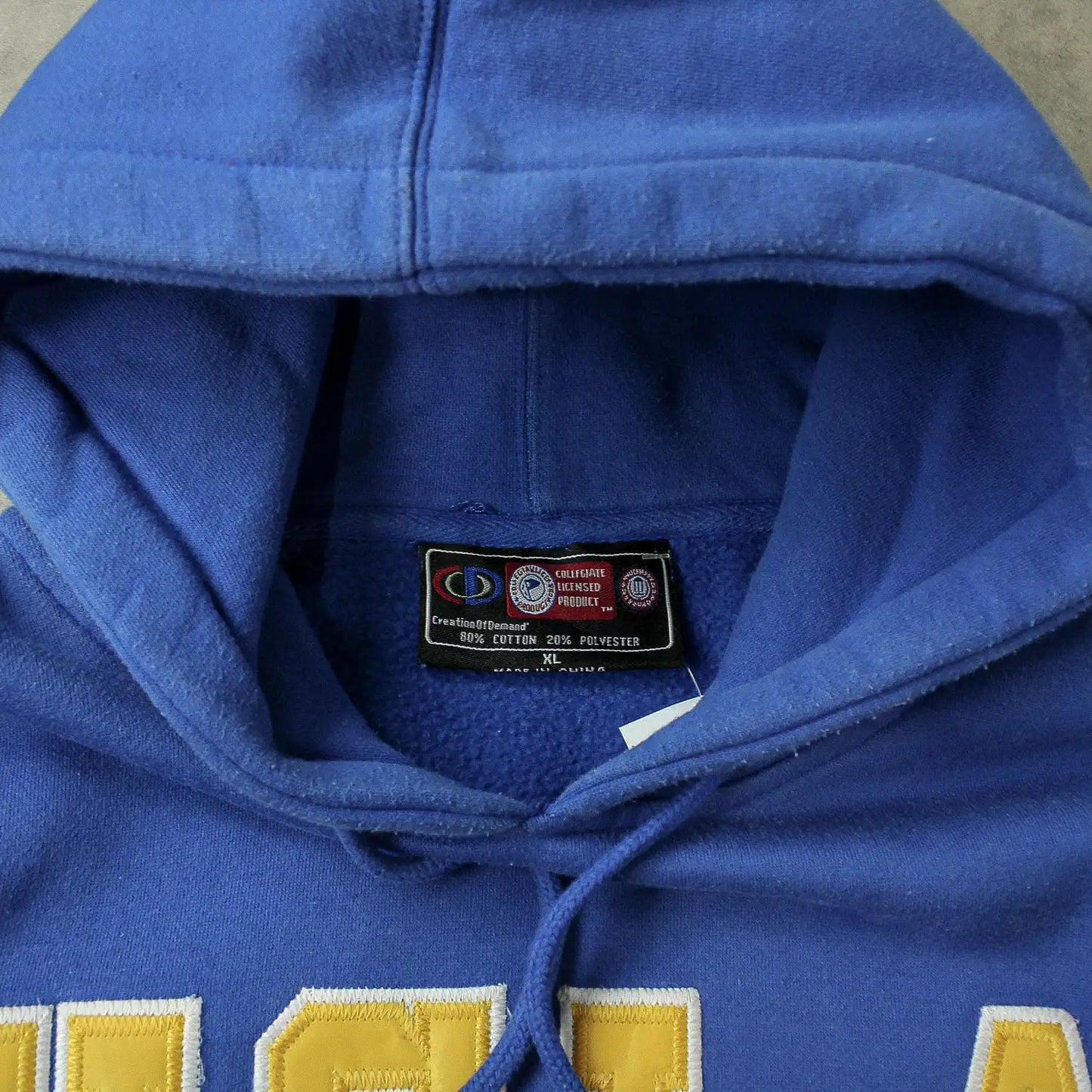 UCLA Embroidered Hoodie – Blue (Man-XL,M FITT)