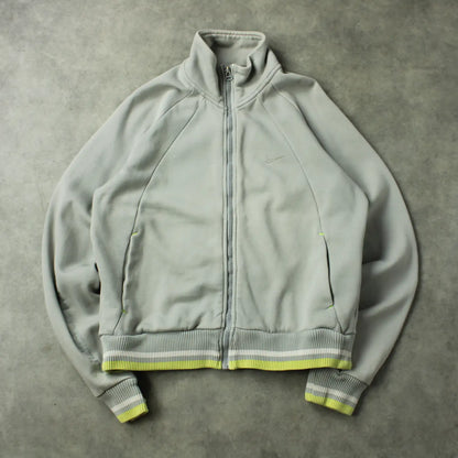 Nike Zip Up Sweater – Light Grey (Woman-L)