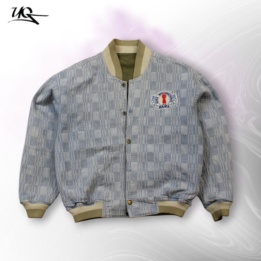 Hara Vintage Bomber 2in1 autumn Jacket (Size-M) [MISSING BUTTONS]