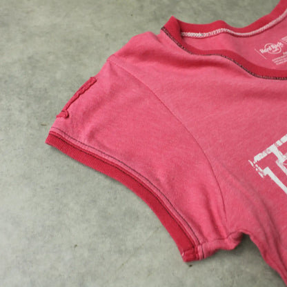 Hard Rock Cafe Mallorca Printed T-Shirt – Pink (Woman-M)