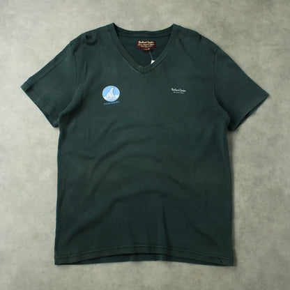 Marlboro Classics V-Neck T-Shirt – Dark Green (Man-XL)