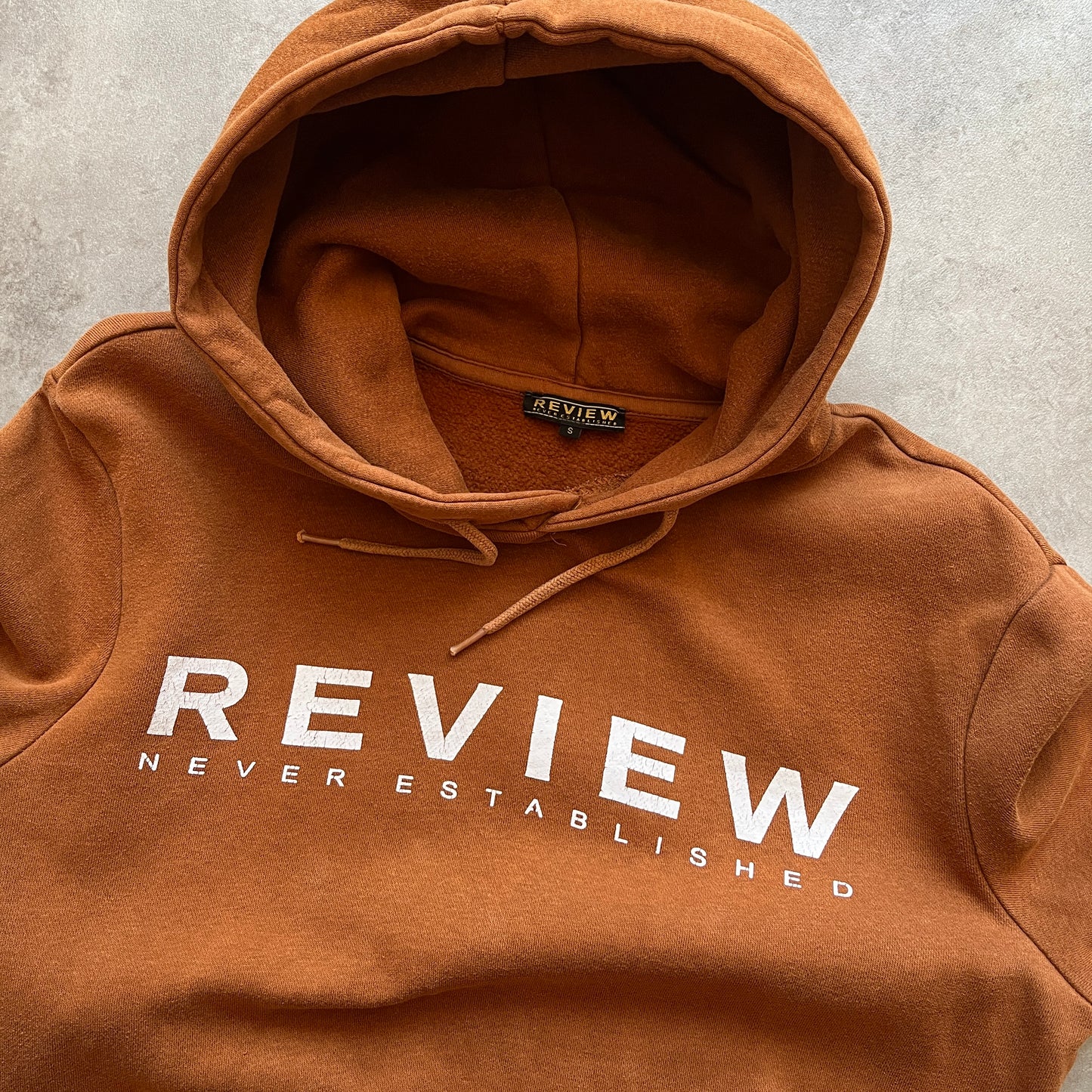 Review Brown Hoodie S