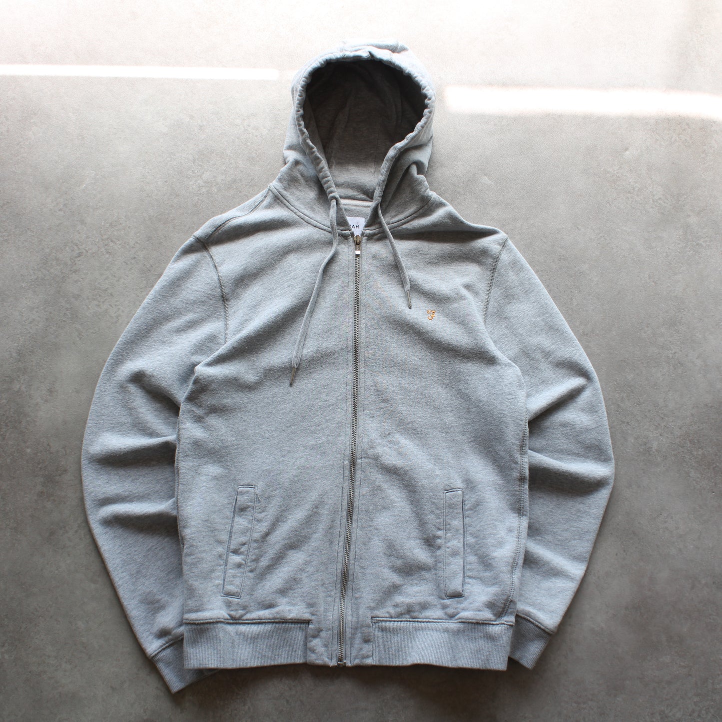 Farah Embrioed Zip Up Hoodie (Herren - M)
