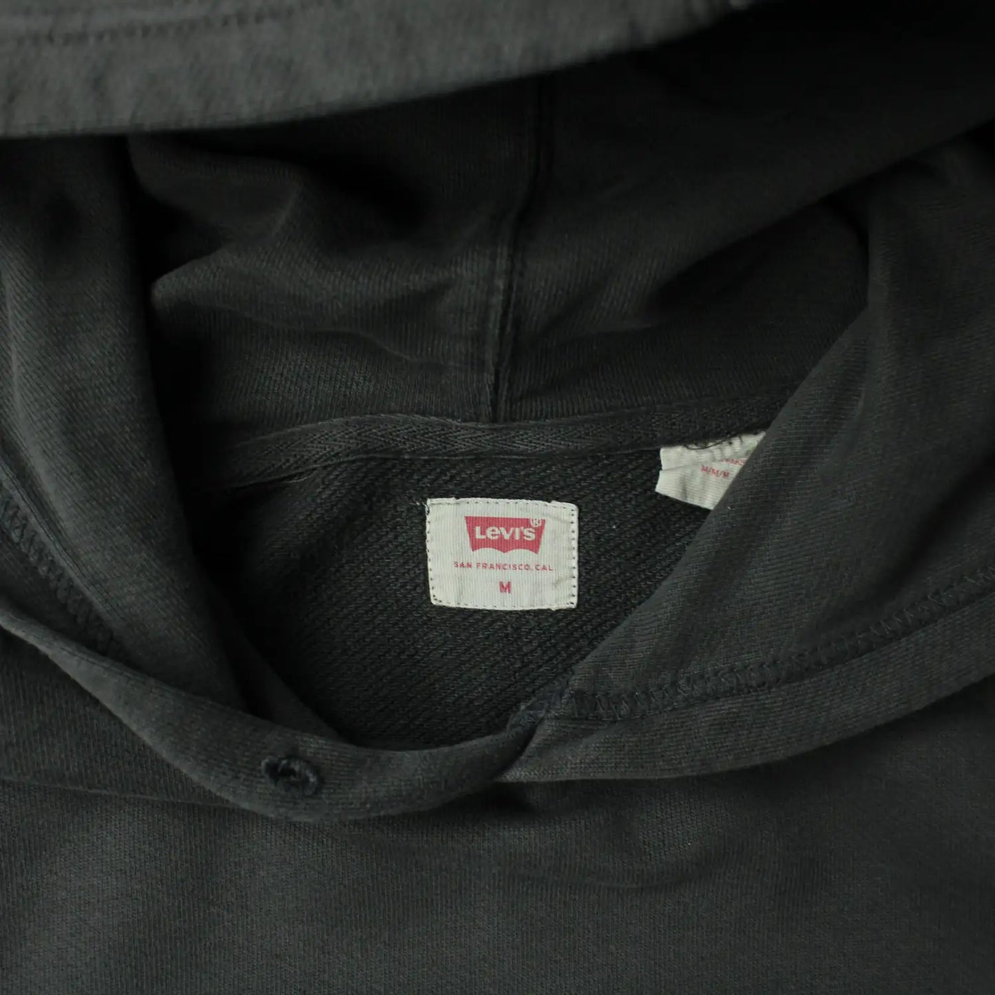 Levi’s Embroidered Hoodie – Grey/White (Man-M)