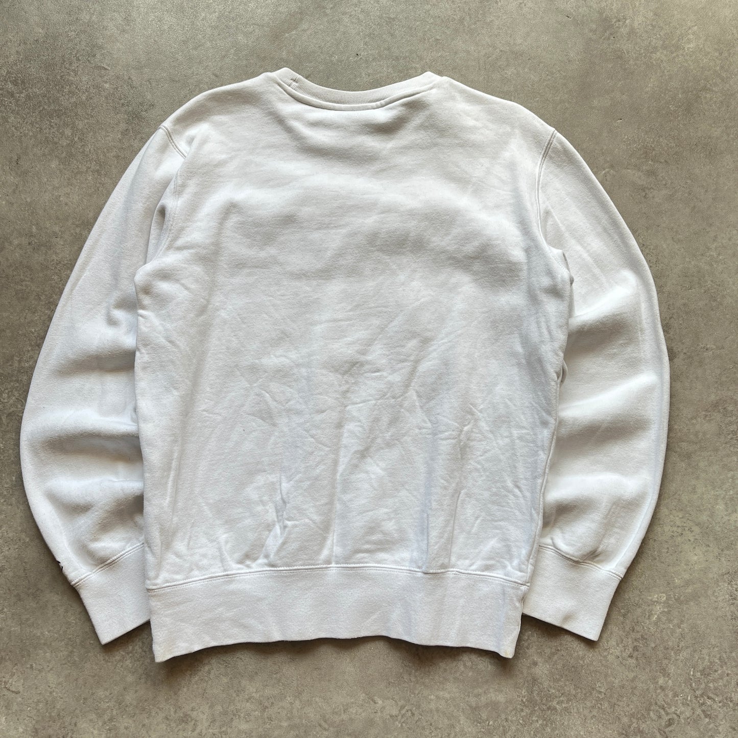 Champion White Logo Sweatshirt S