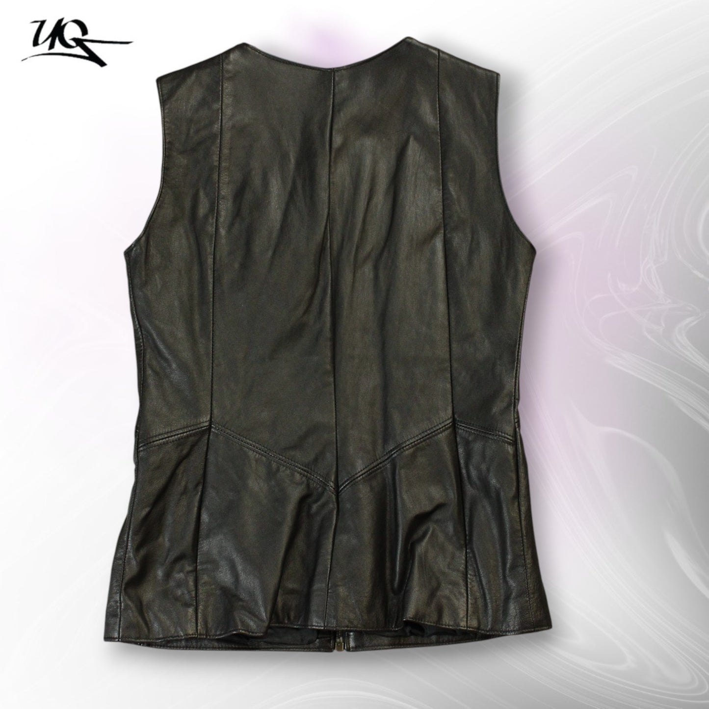 Vintage Leather Vest (Size-L)