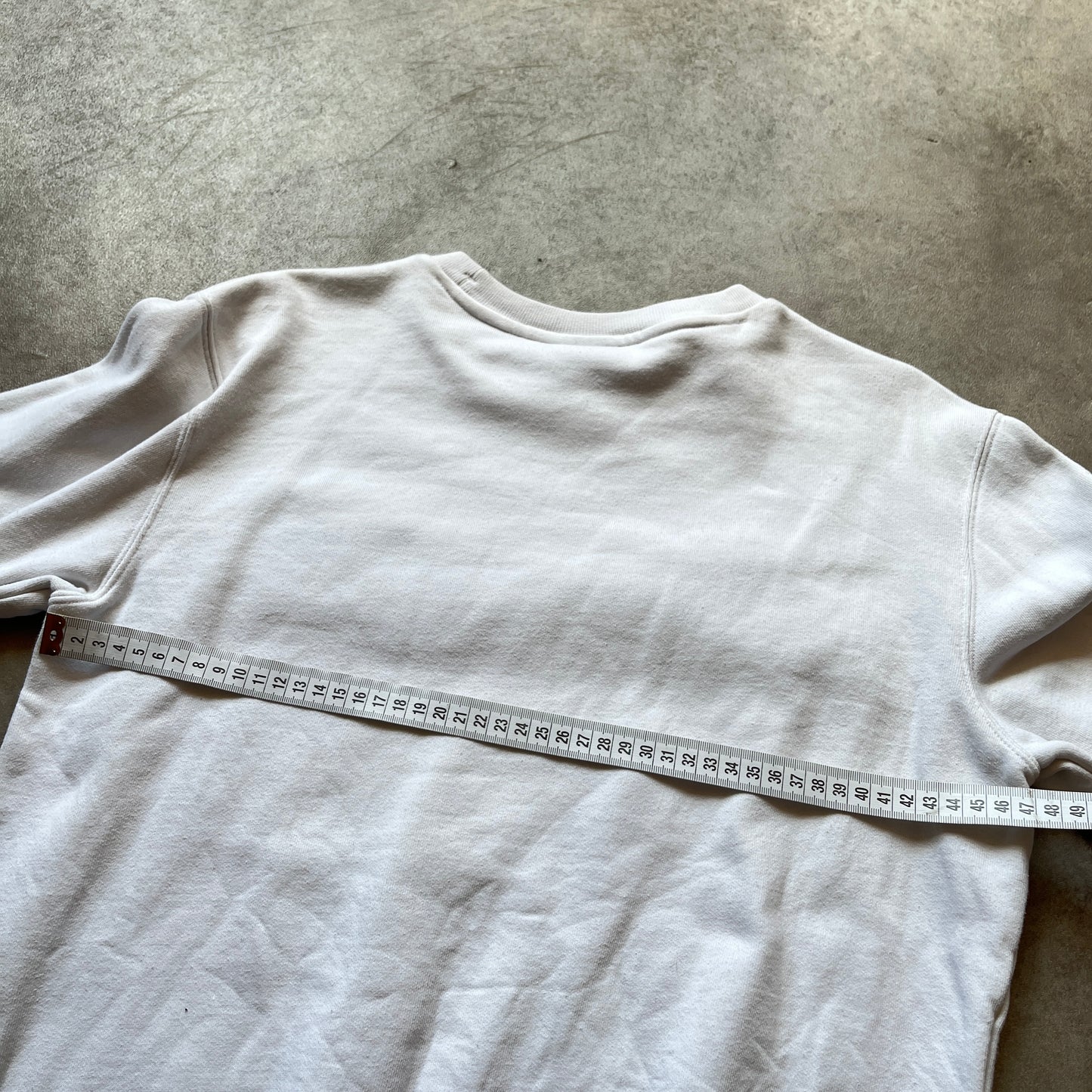 Champion White Logo Sweatshirt S