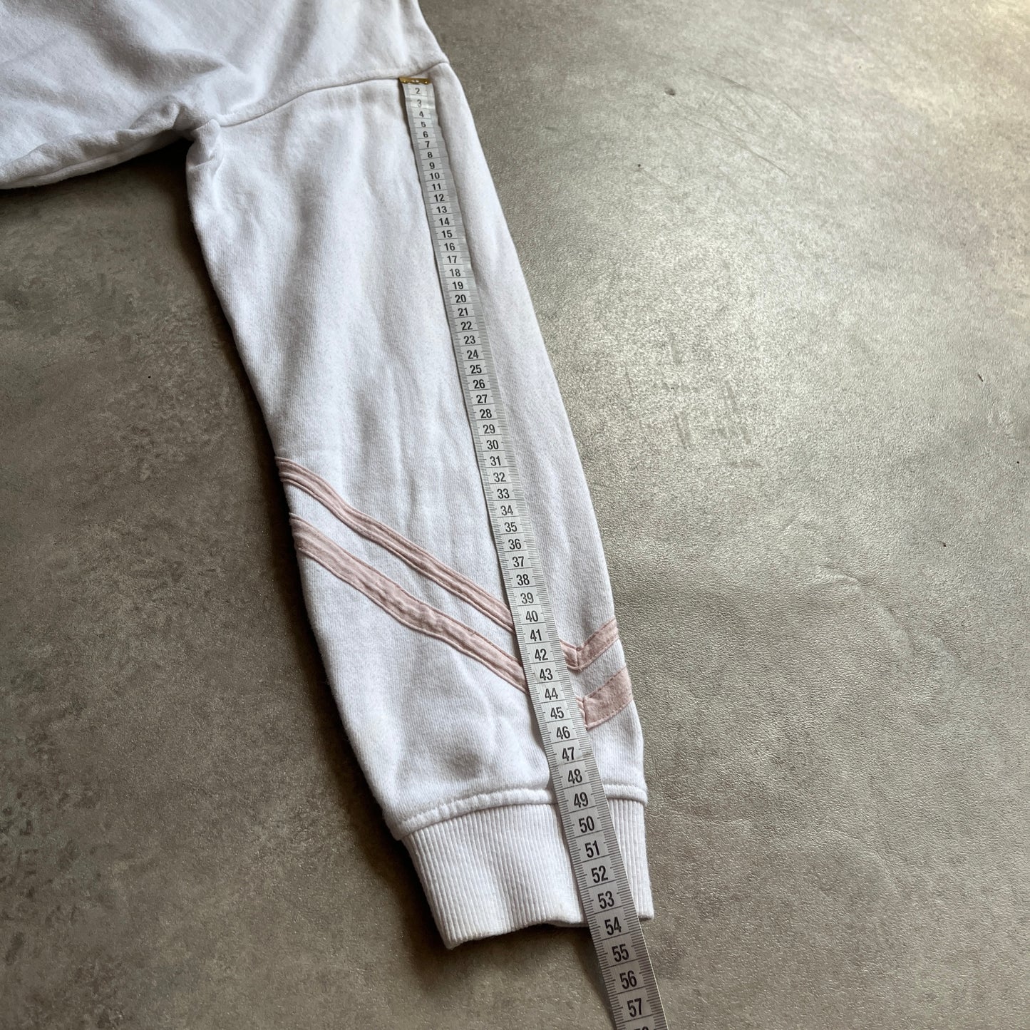Review White Green Cropped Sweatshirt L