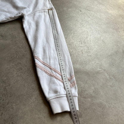 Review White Green Cropped Sweatshirt L