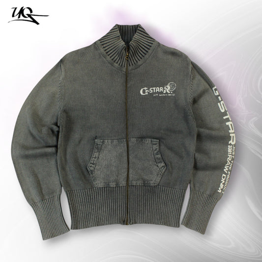 G-Star Raw Full Zip Knitted Sweater (Size-XL)