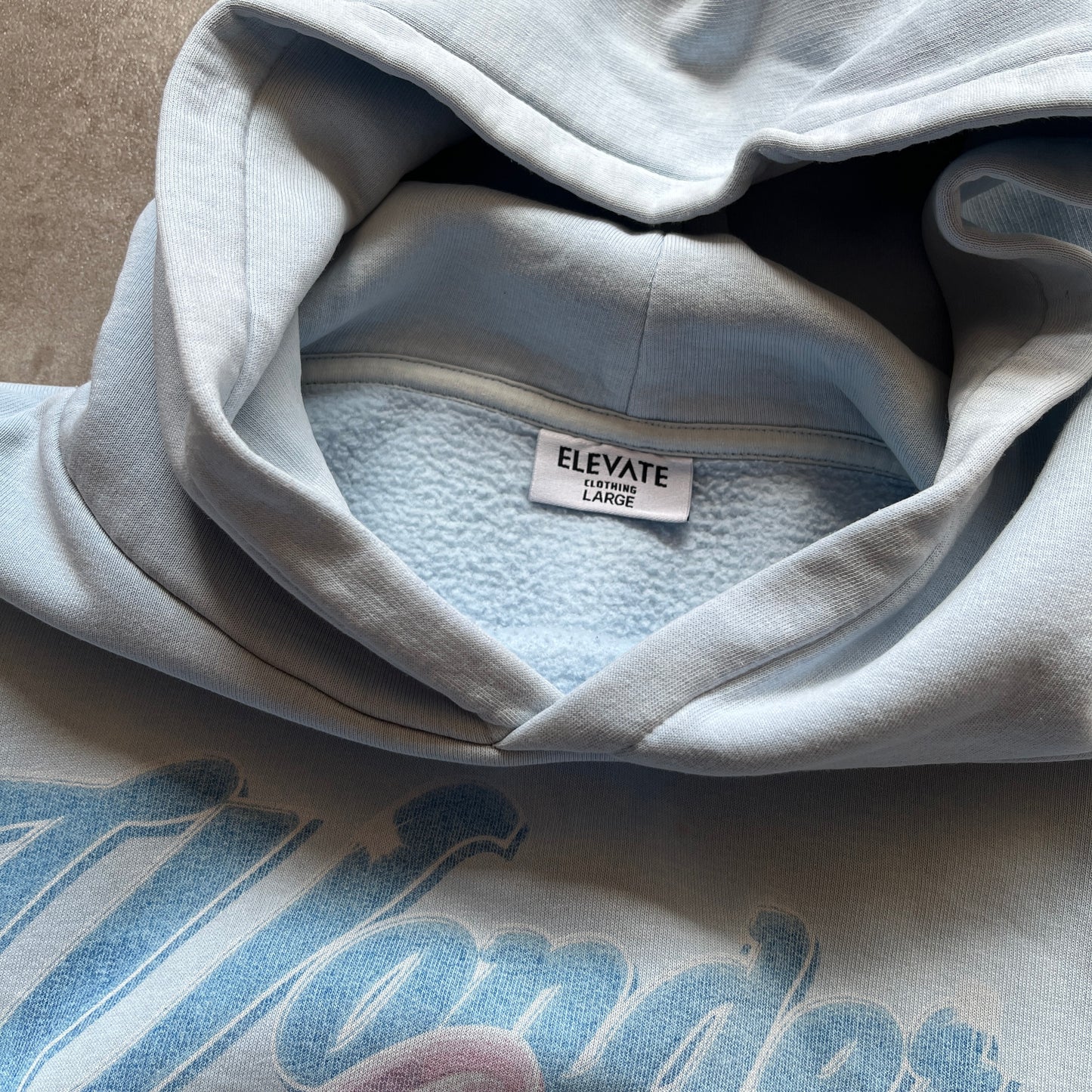 Elevate Light Blue Hoodie L