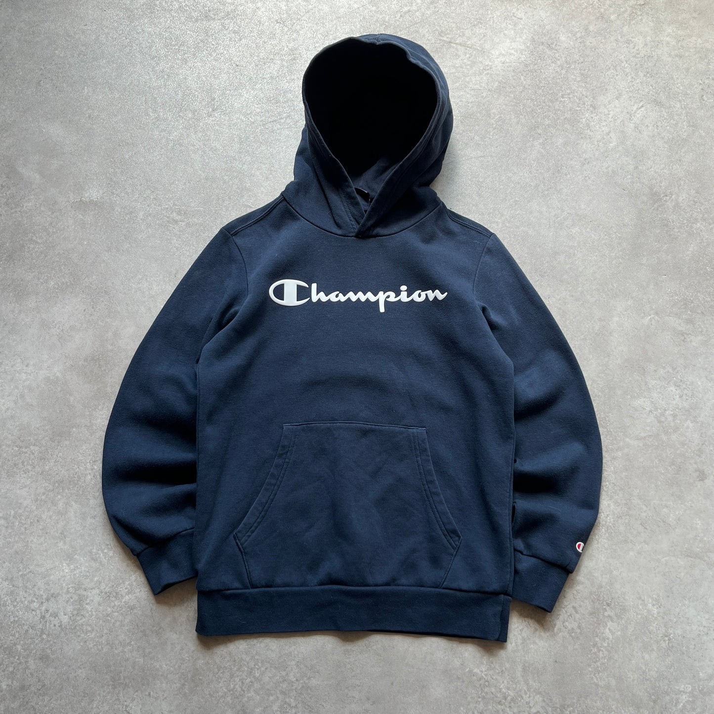Champion Navy Logo Hoodie 150CM