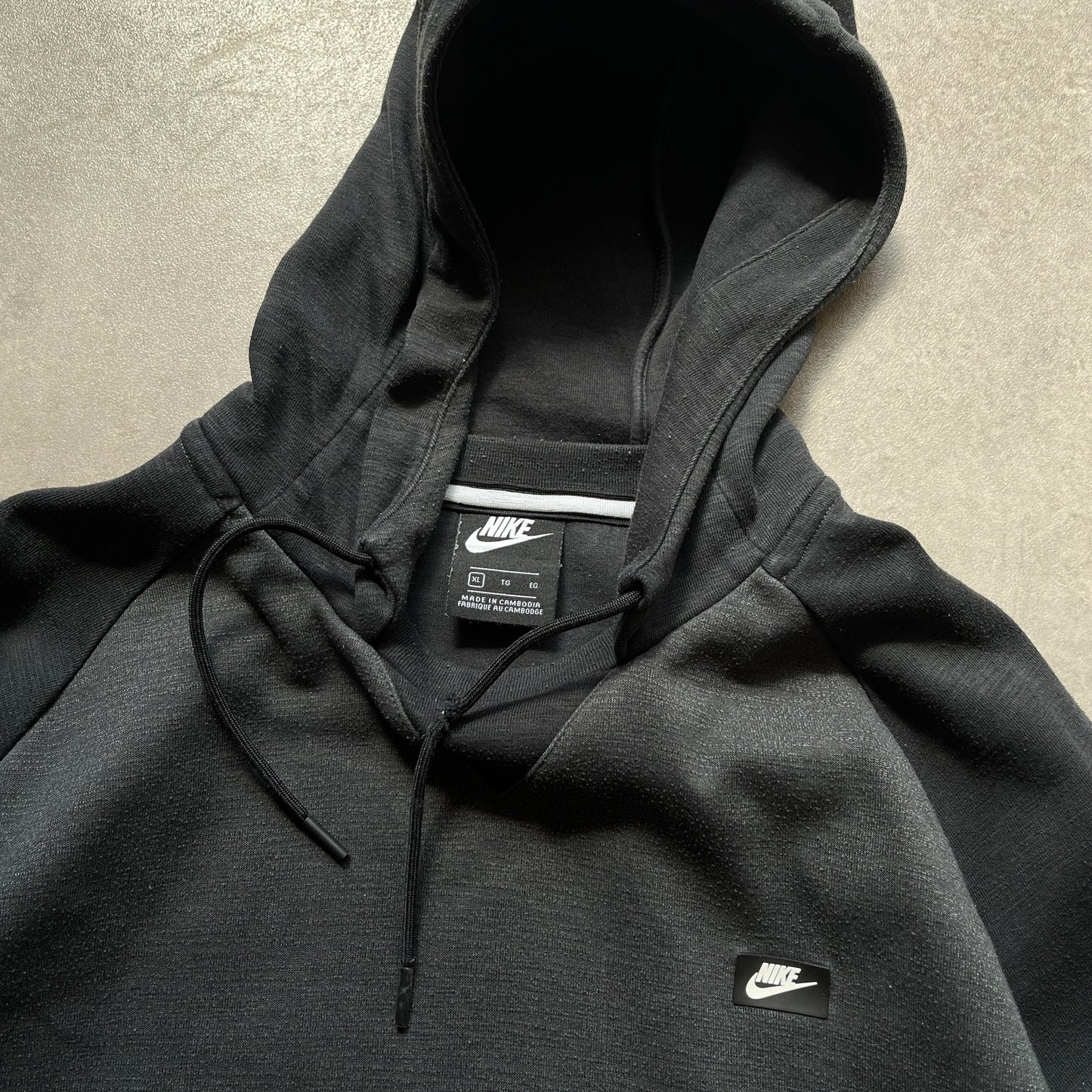 Nike Grey Black Hoodie XL