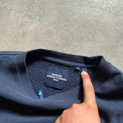 Superdry Navy Sweatshirt L