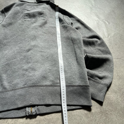 Hollister Grey Zip Hoodie M