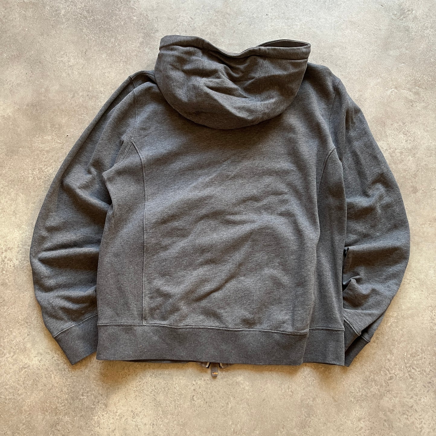 Boss Orange Grey Zip Hoodie M