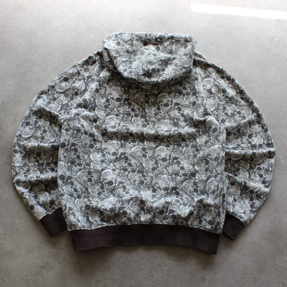 Kapuzenpullover mit Buddha-Totenkopf-Muster (Herren - M)