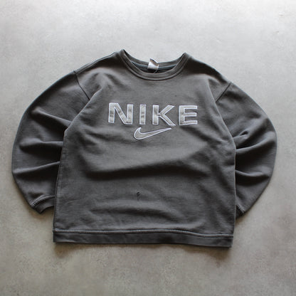 Nike Embrioed Crewneck Sweatshirt (Woman - M) [SPOTTED]