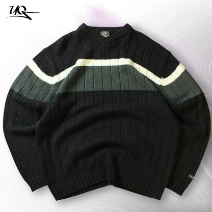 Cooler Katzen-Strickpullover (Größe XL) 