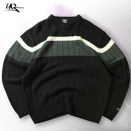 Cooler Katzen-Strickpullover (Größe XL) 