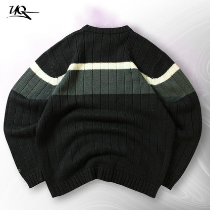 Cooler Katzen-Strickpullover (Größe XL) 