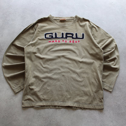 Guru Bedrucktes Langarm-T-Shirt (Herren - L)