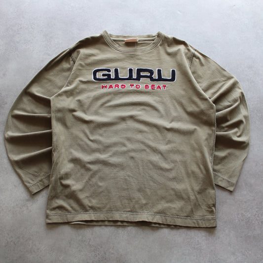 Guru Bedrucktes Langarm-T-Shirt (Herren - L)