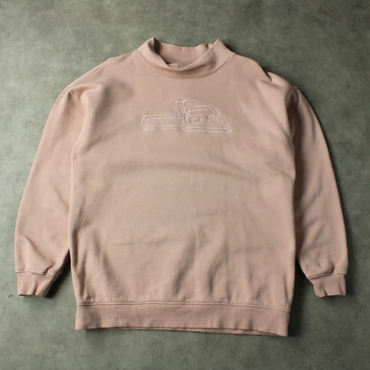 STHIL Oversized Mock Neck Sweatshirt – Pink (Woman-M)