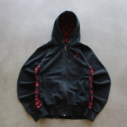 Nike Air Jordan Printed Zip Up Hoodie (Man-S)