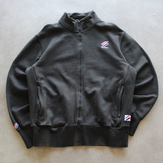 Superdry Embrioed Zip Up Sweater (Herren, XL)