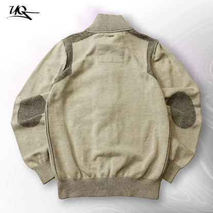 PME Legend Strickpullover mit durchgehendem Reißverschluss (Größe M) 