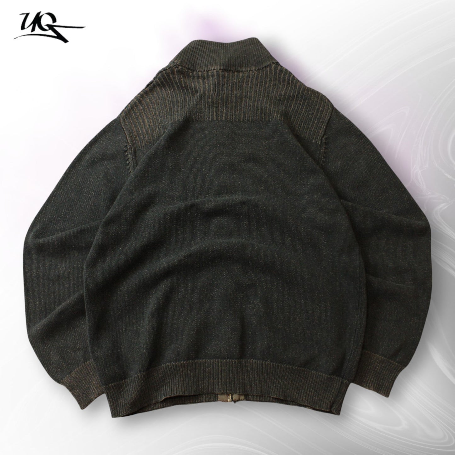 Wrangler Strickpullover mit durchgehendem Reißverschluss (Größe XXL) 