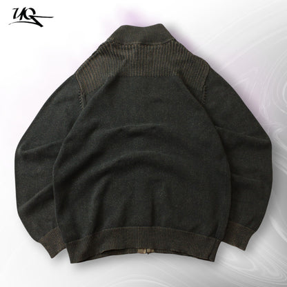 Wrangler Strickpullover mit durchgehendem Reißverschluss (Größe XXL) 