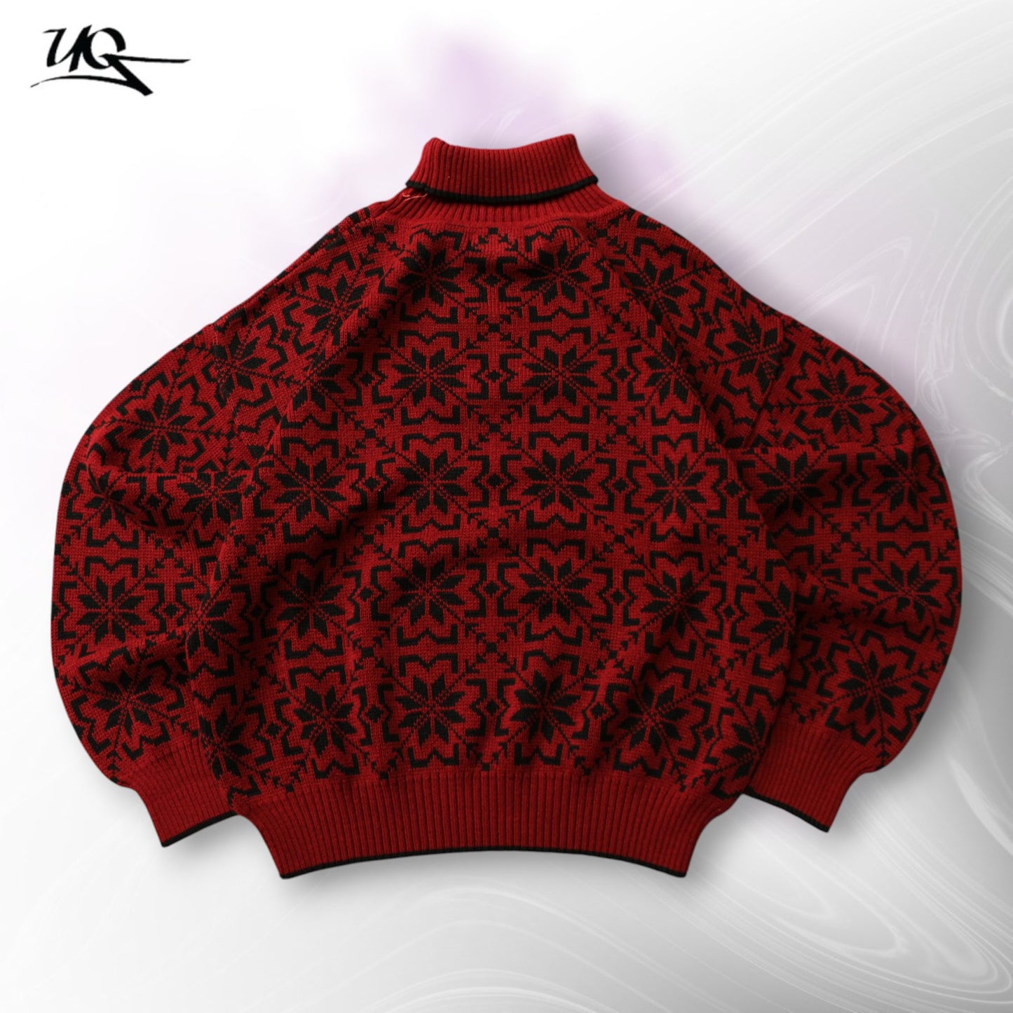 Vintage Knitted Sweater (Size-M)