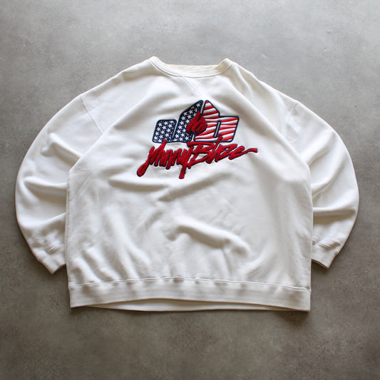Johnny Blaze Embrioed Crewneck Sweatshirt (Herren-XXL) [ENTDECKT]