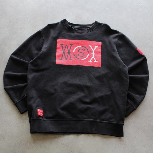 Who Shat Ya? Bedruckter Rundhalspullover (Herren-XL)