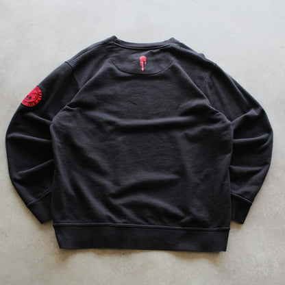 Who Shat Ya? Bedruckter Rundhalspullover (Herren-XL)