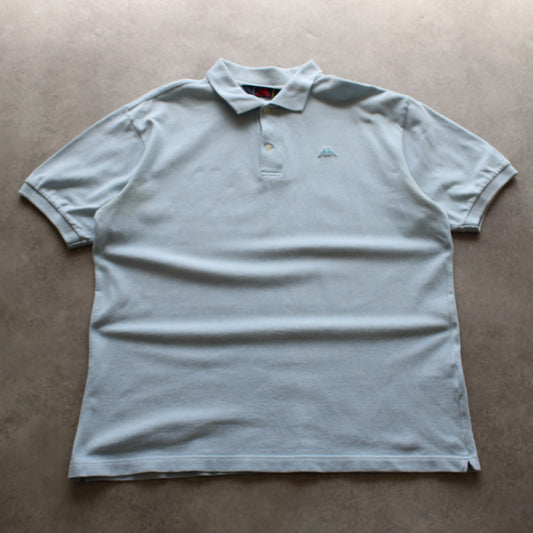 Kappa Poloshirt mit kleinem Logo und Stickerei (Herren-XL) [ENTDECKT]