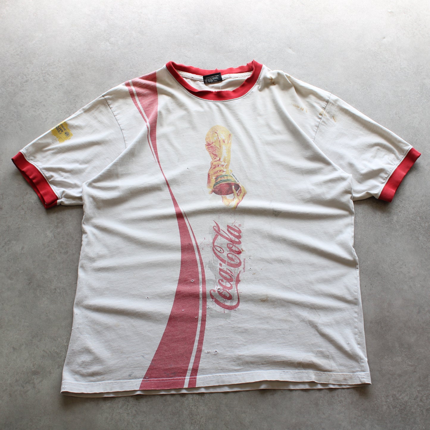 Coca Cola 1974 Patterned T-Shirt (Man-L) [SPOTTED]