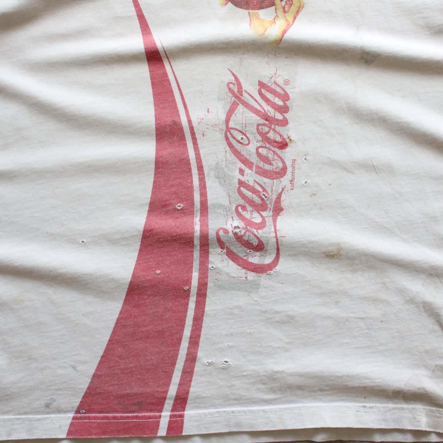 Coca Cola 1974 Patterned T-Shirt (Man-L) [SPOTTED]