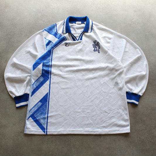 Tallone Sport Fußball-Poloshirt mit langen Ärmeln (Herren, XL)
