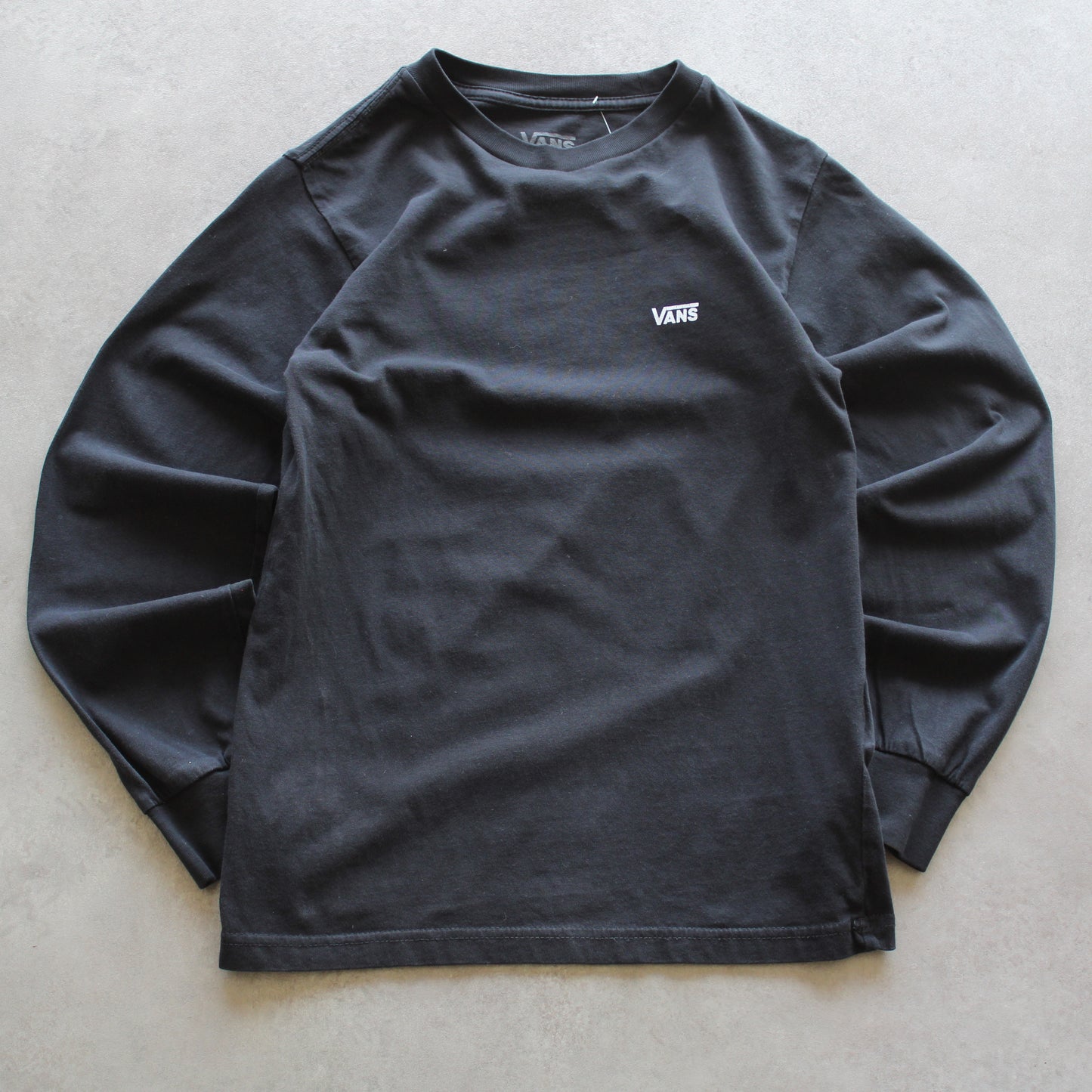 Vans Langarm-T-Shirt mit kleinem Logo-Aufdruck (Herren, XS)