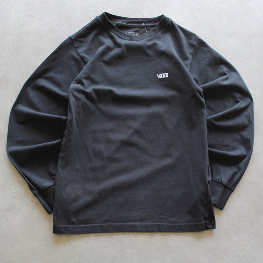 Vans Langarm-T-Shirt mit kleinem Logo-Aufdruck (Herren, XS)