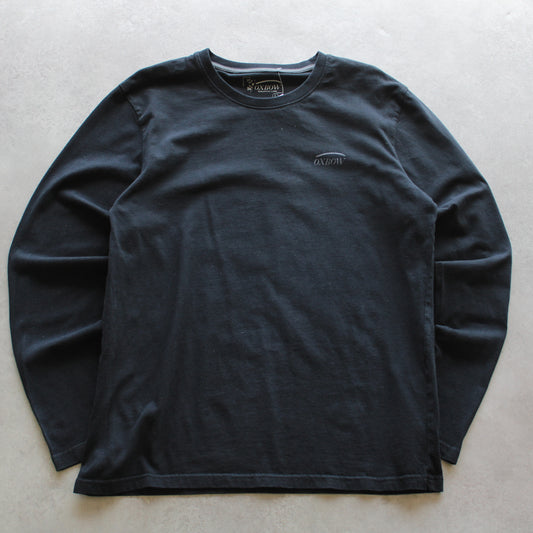 Oxbow Langarm-T-Shirt mit kleinem Logo-Aufdruck (Herren, L)